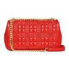 Burberry Lola Bag Tb Logo Metal Chain Quilted Lambskin Crossbody Shoulder Bag Women bags Red 80208491