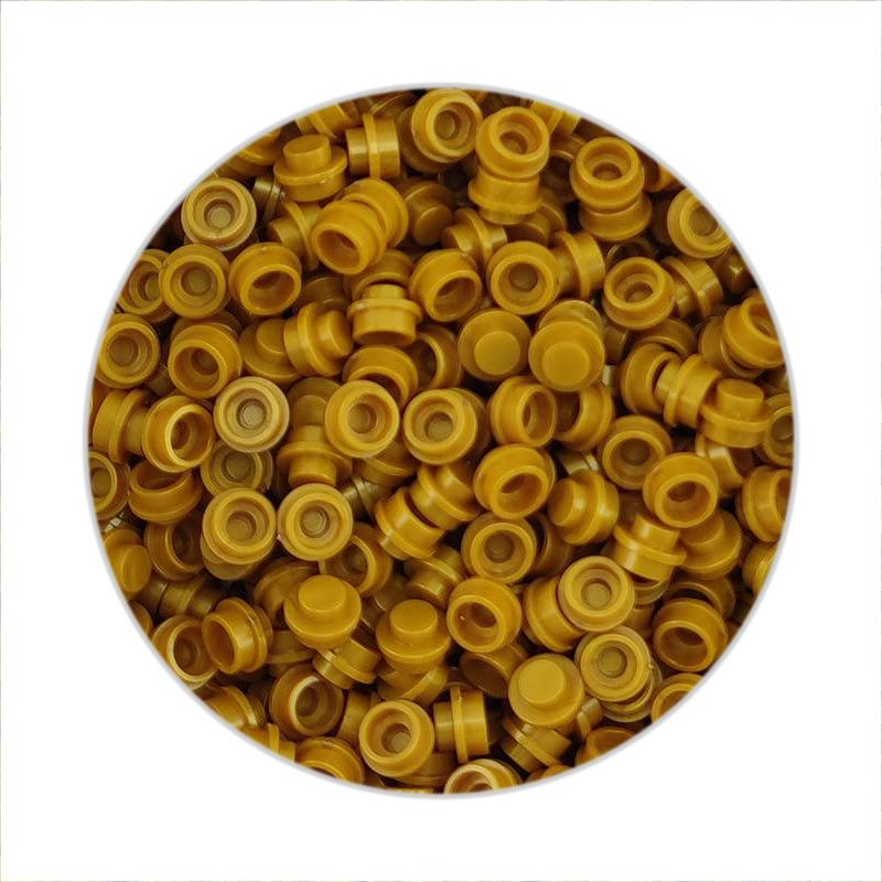 300/500/1000 шт. Сборные частицы 6141 Пластина круглая 1x1 точка DIY строительные блоки фигурки лампа кирпичи игрушка для детей 4073