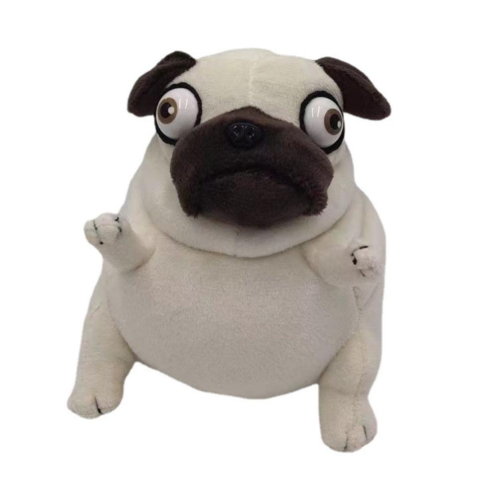 Dog Plush Pug Dog Octopus Sand Sculpture Puppy Cartoon Simulation Animal Model