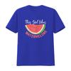 Womens Tropical Fruits Summer Waltermelon Melon T Shirt Black 2XL vintage Washed Soft designer clothes Breathable Versatile