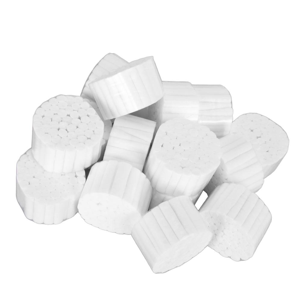 1000Pcs Cotton Rolls Dental High Absorbent Soft Comfortable Nose Bleed Plug with 20 Clips for Kids Adults Nosebleed