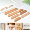 Kitchen Cabinet Handle Drawer Solid Wood Furniture Wooden Door Drawer Knobs Cupboard Handles for Furniture
