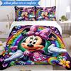 Mic-key 3pcs K-pop music group Bedding set,Ideal for Bedroom, Dormitory,Including Duvet Cover And 2pcs Pillowcases,Fan gifts