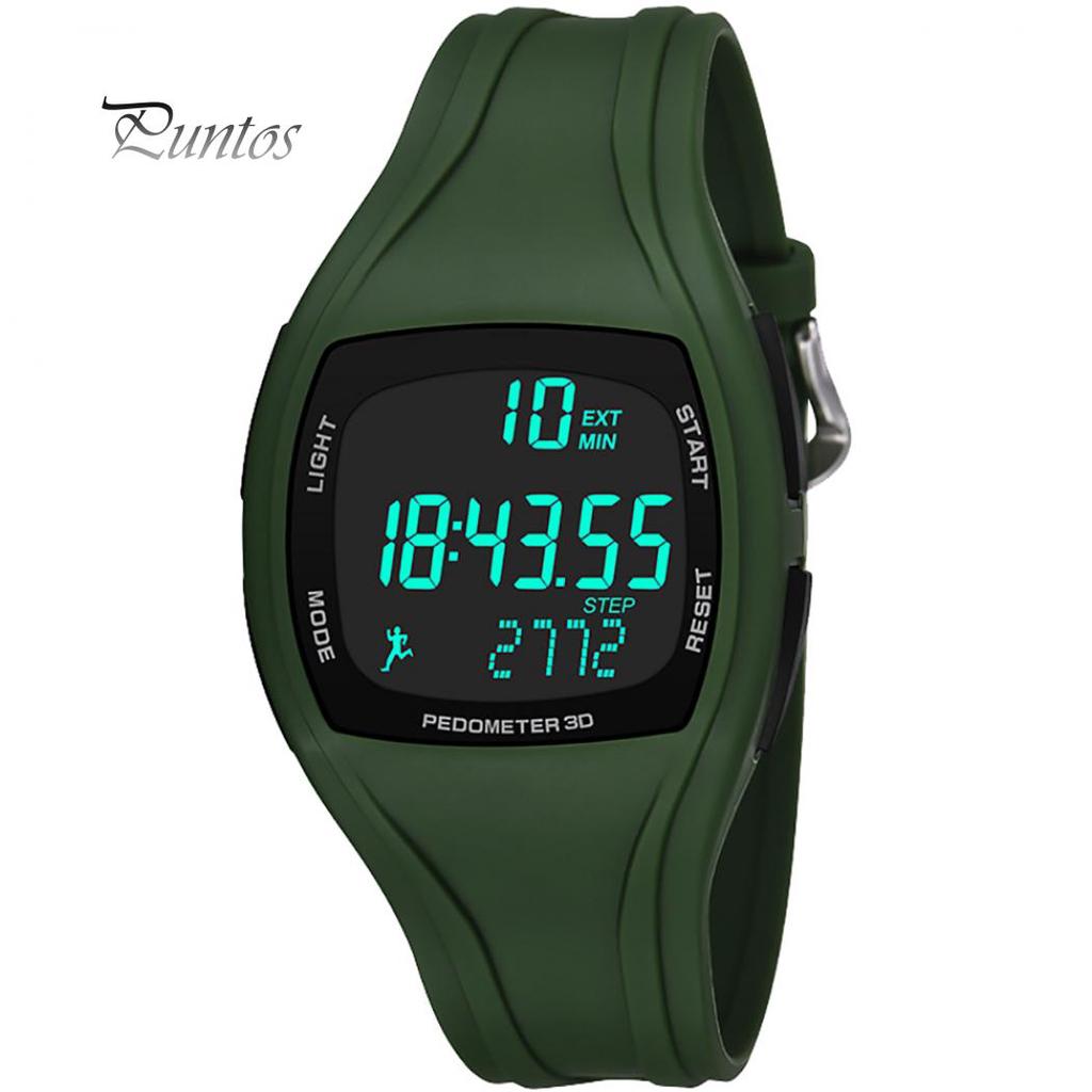 Мужские цифровые часы с шагомером