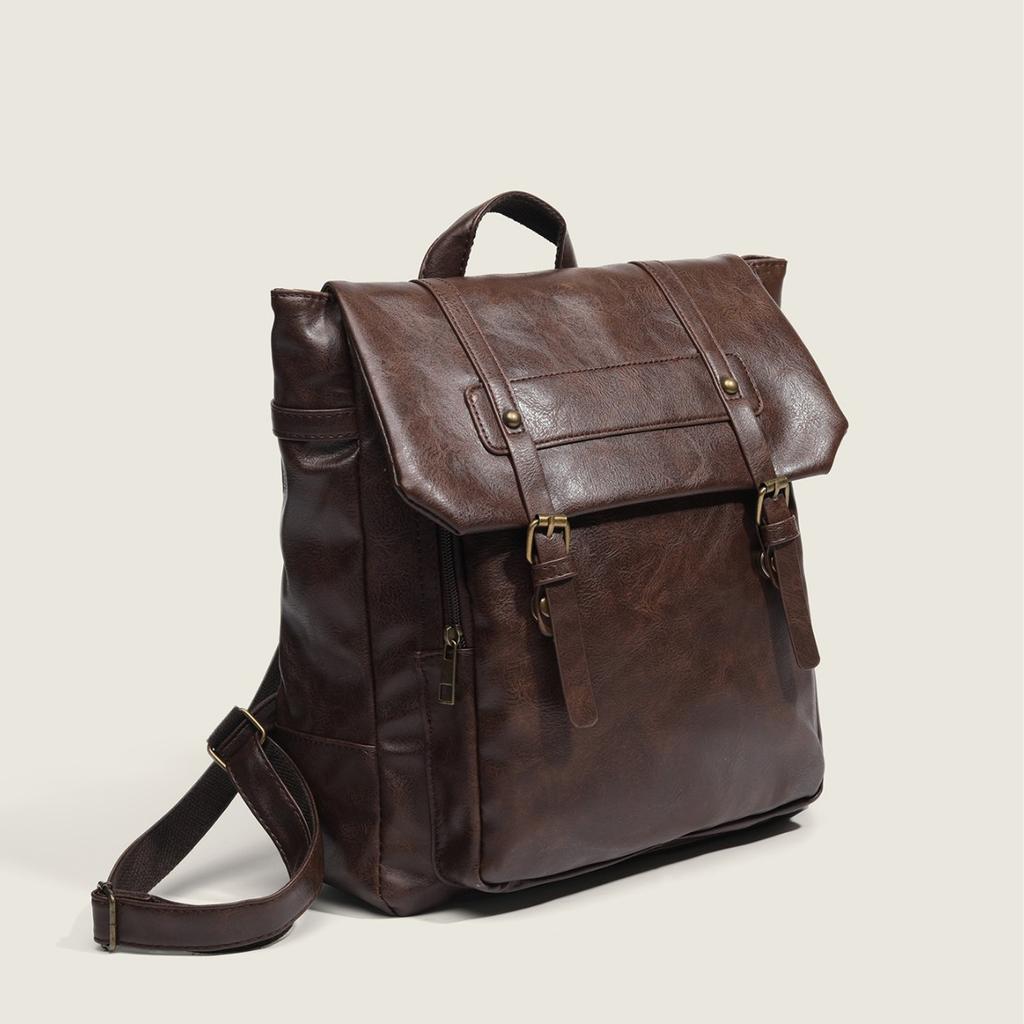Japanese Style School Backpack Vintage Cambridge Messenger Bag College Student Bookbag New Casual Commuter Backpack Unisex