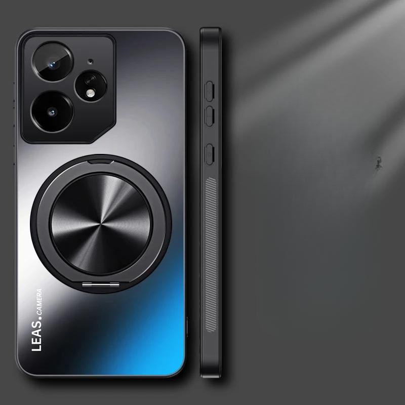 Чехол для Realme Neo 7 GT7 Pro GT 6T Neo 6 SE Luxury AG Matte Ring Магнитная задняя крышка для Realme Neo7 GT 7Pro Противоударный бампер