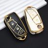 3 Button NEW TPU Car Remote Key Shell Fob For Fiat Florino Qubo Ducato Bravo Doblo Linea Punto Stilo Iveco Cover Case