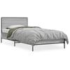 VidaXL Bed Frames, Slat Base, Adult Bed, Single Bedroom Bed, Sonoma Grey 90x200 Cm Wood 845520