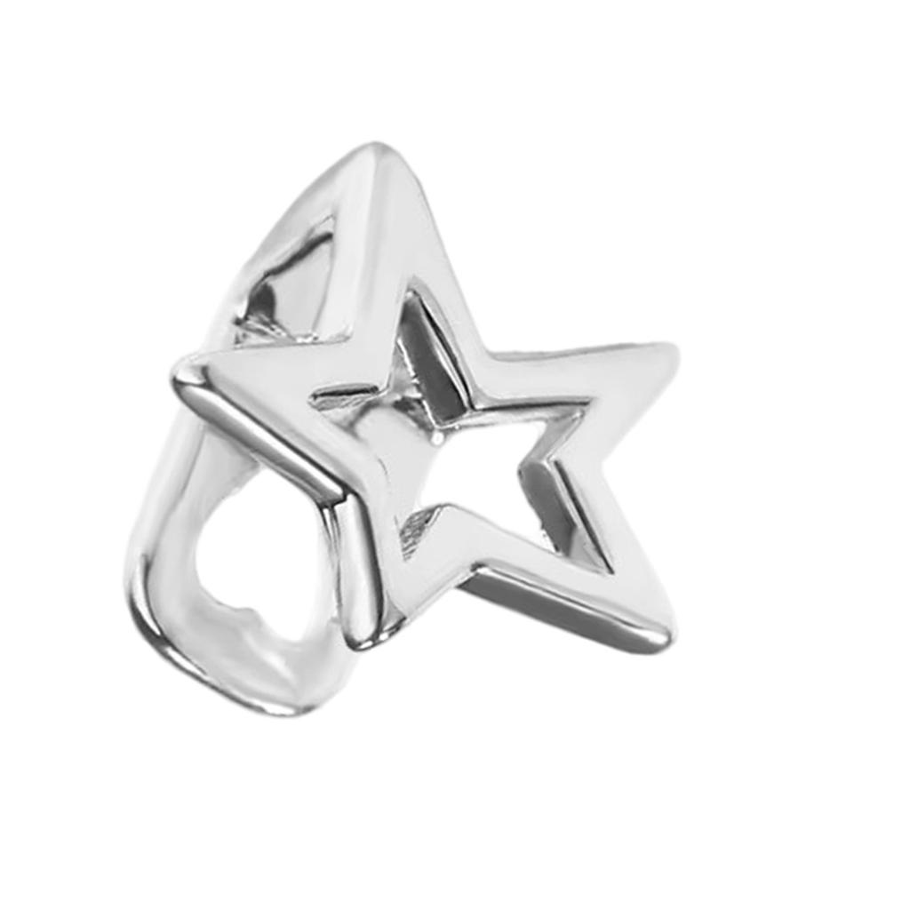 Уникальное зубное украшение в виде звезды добавляет неповторимый шарм. Подходит для украшения вечеринок, фестивалей и модных мероприятий.