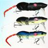 Premium 3pcs Multi-Jointed Mouse Fishing Lures - Durable Abs Material, Ideal For Bass & Trout - Perfect For Freshwater & Saltwater Angling