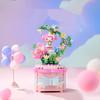 Keeppley Конструктор My Melody Kuromi Cinnamoroll Фигурка Хрустальный Шар Музыкальная Шкатулка Игрушка Рождественский Подарок