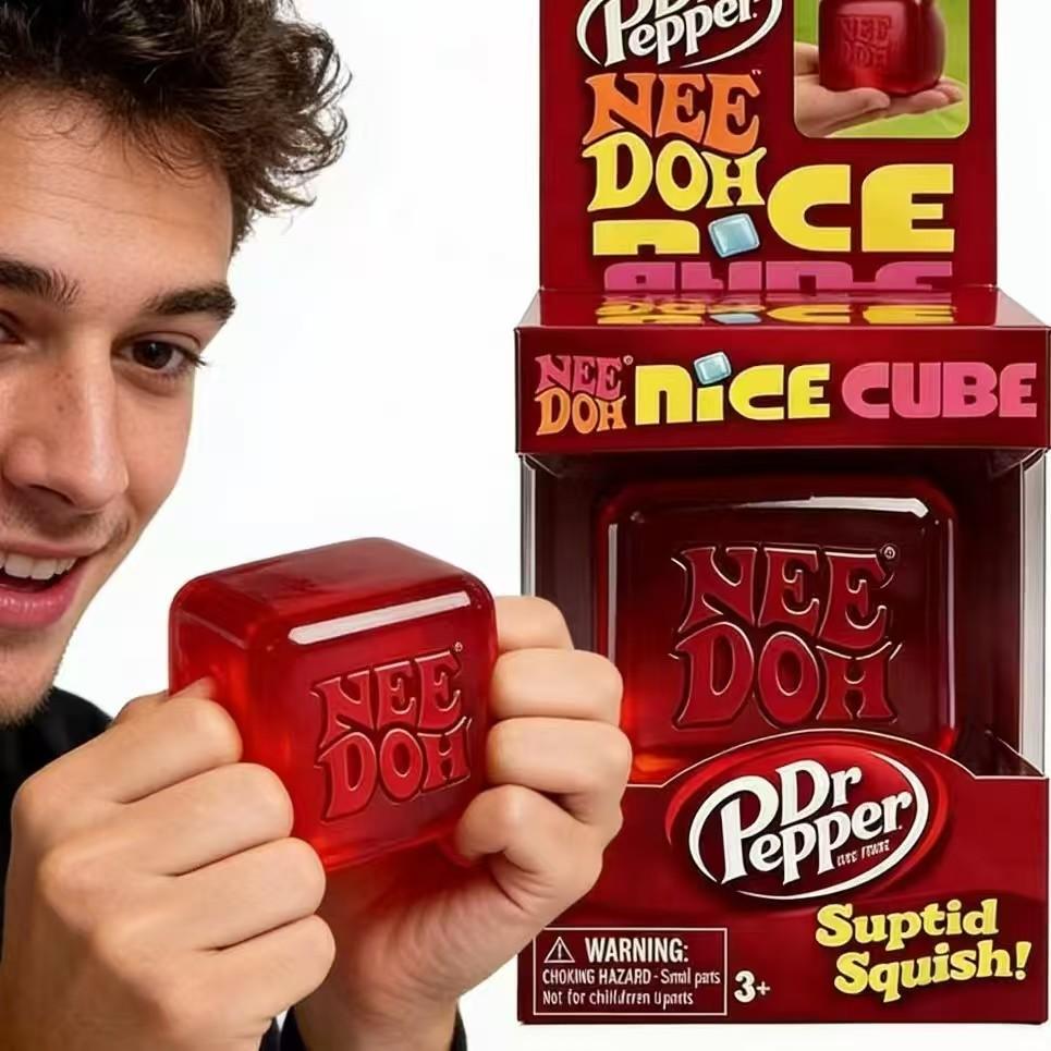 Hot Schylling Needoh Sensory Stress Relieving Magic Cube Focus Training Squeezing Toy Adadord ADHD Group Anxiety Relieving Tool
