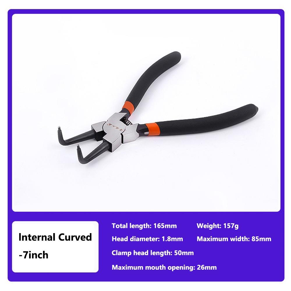 Hand Tool Snap Ring Pliers High Carbon Steel Snap Rings Puller Fishing Tool