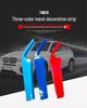 Трехцветные декоративные полосы для решетки радиатора BMW: Подходит для 19-22 Новой 3 серии и серии G20