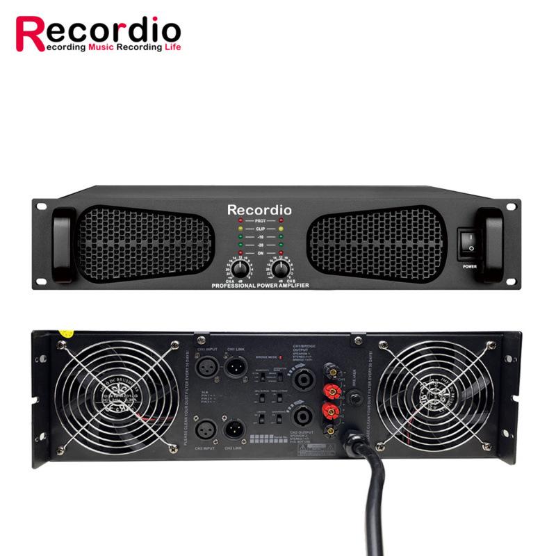 8Recordio GAP-H1800 Профессиональный 2-канальный аналоговый усилитель для сцены/KTV