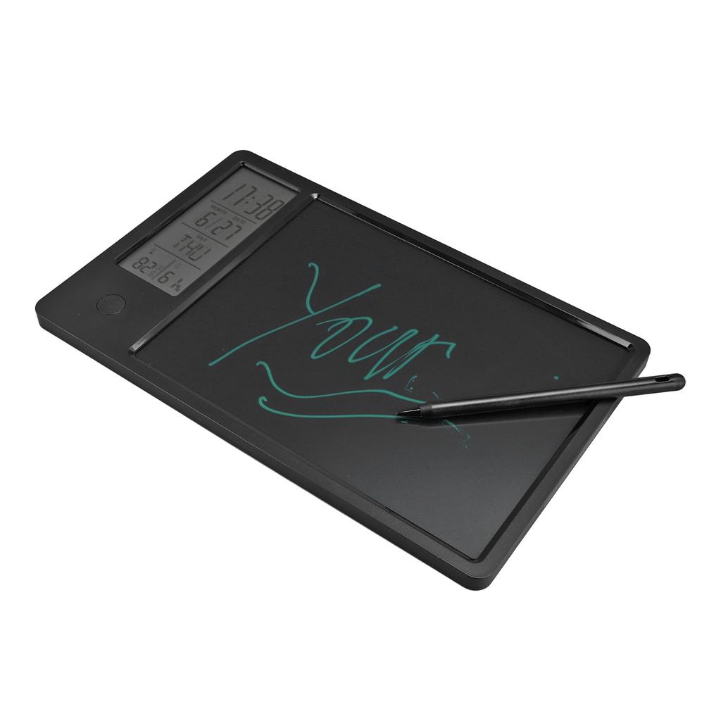 ЖК-планшет для письма 10 дюймов, перезаряжаемый, стираемый, электронный планшет для рисования с цифровыми часами