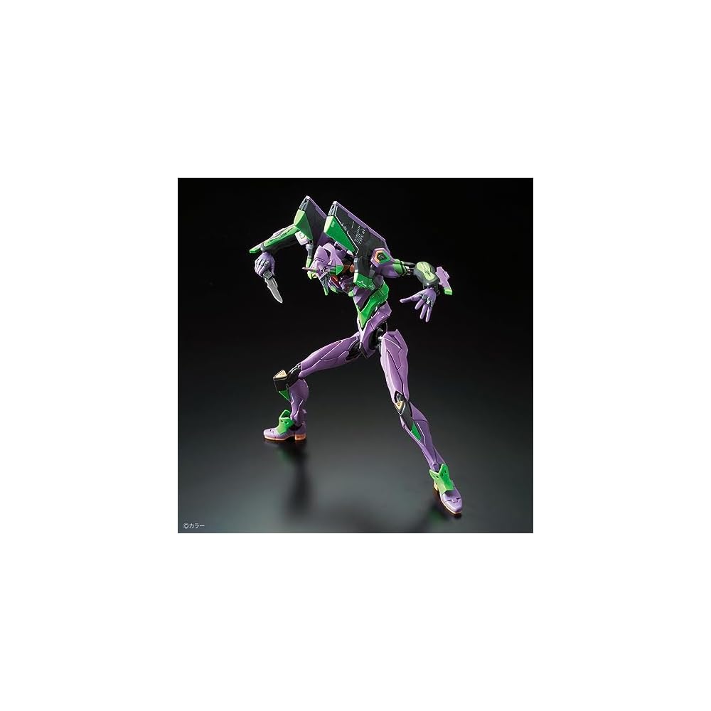 Bandai Spirits RG Евангелион Единица-01 Пластиковая модель-конструктор с цветовой кодировкой, масштаб 1/144