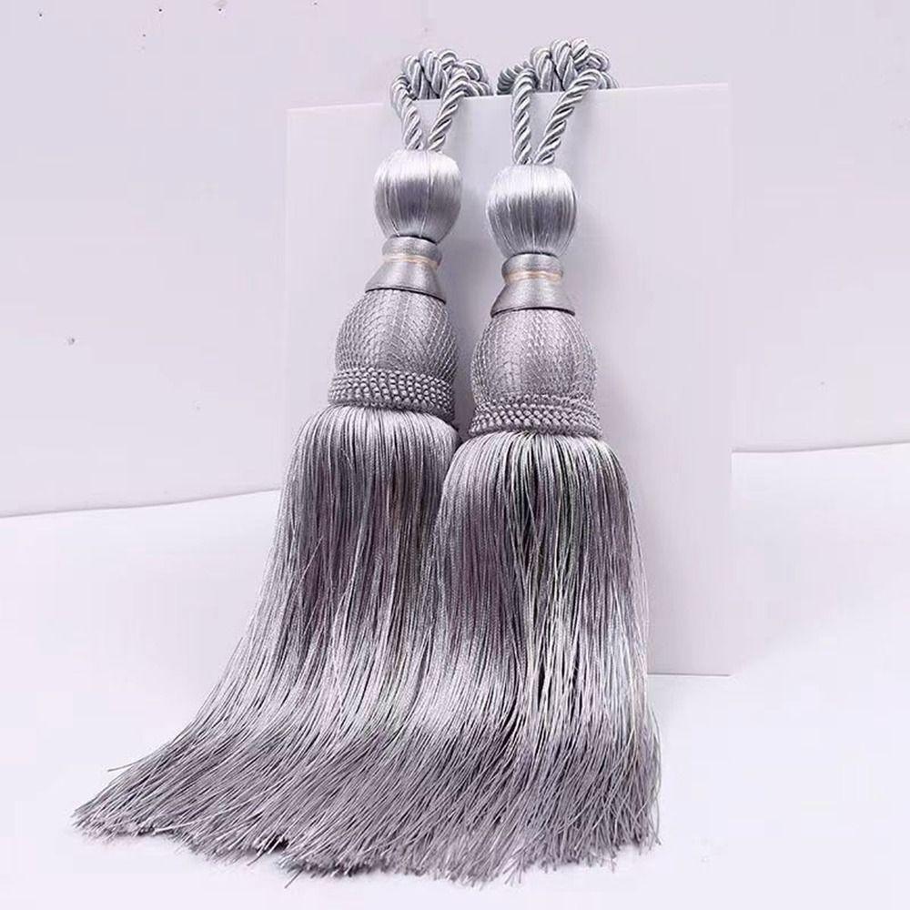 Без установки Кисточки для штор Полиэстеровая пряжа Шторы Теннисный мяч Ремень Домашний декор