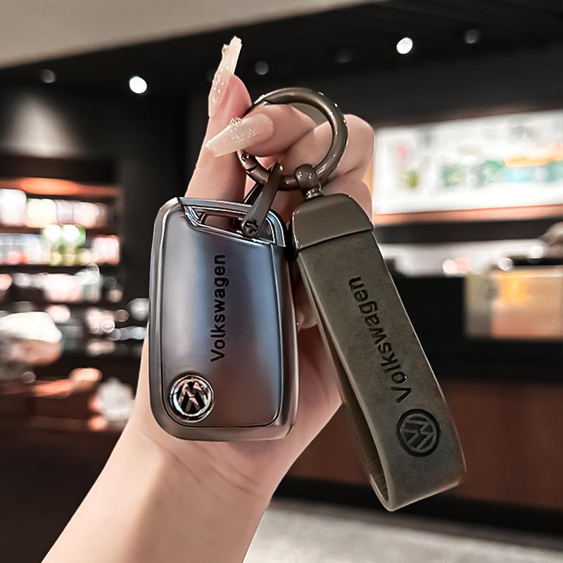 Для VW ТПУ Пистолетно-серый Чехол-держатель для автомобильного ключа Оболочка Брелок для VW Volkswagen Passat B6 B7 B8 CC Arteon Magotan GTE Брелок Аксессуар