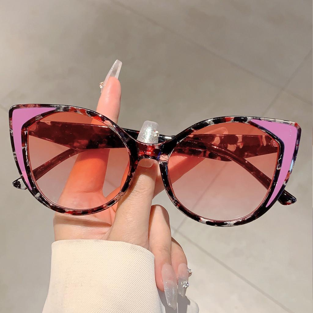 Candy Color Decoration Trends Sunglasses New In Cat Eye Designer Lady Sun Glasses Stylish Brand Gradient Women's Shades
