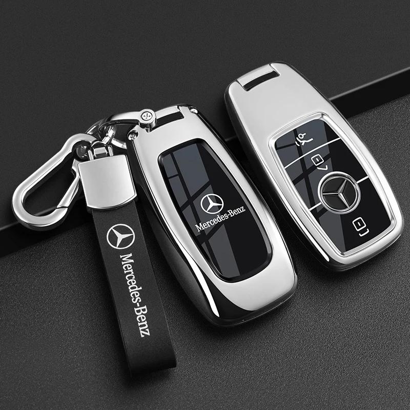 SUG2 Car Key Case Cover for Mercedes Benz E C S GLC Class E200 E400 E63 W213 S550 S560 C260 A200 Key Shell Protector