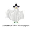 Ghost Goose Halloween Costume Halloween Goose Outfit Spooky Ghost Goose Costume with Witch Hat for Halloween Porch