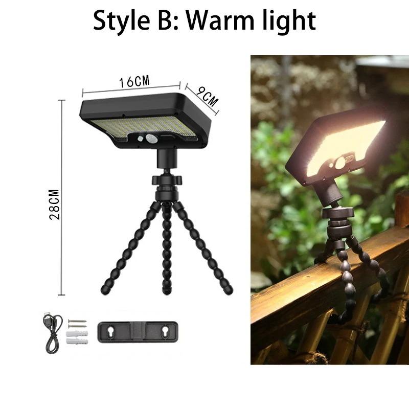 Solar Motion Sensor Lights Outdoor Pathway Lights Garden Light Adjustable Angle Rechargeable for Walkway Driveway Sidewalk Patio