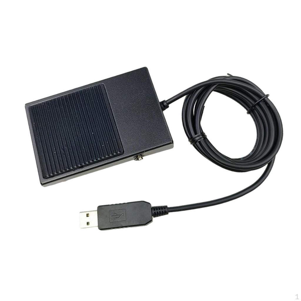 Foot Pedal Switch USB Testing Laptop PC Gaming Keyboard Office Work Footswitch Hands Free