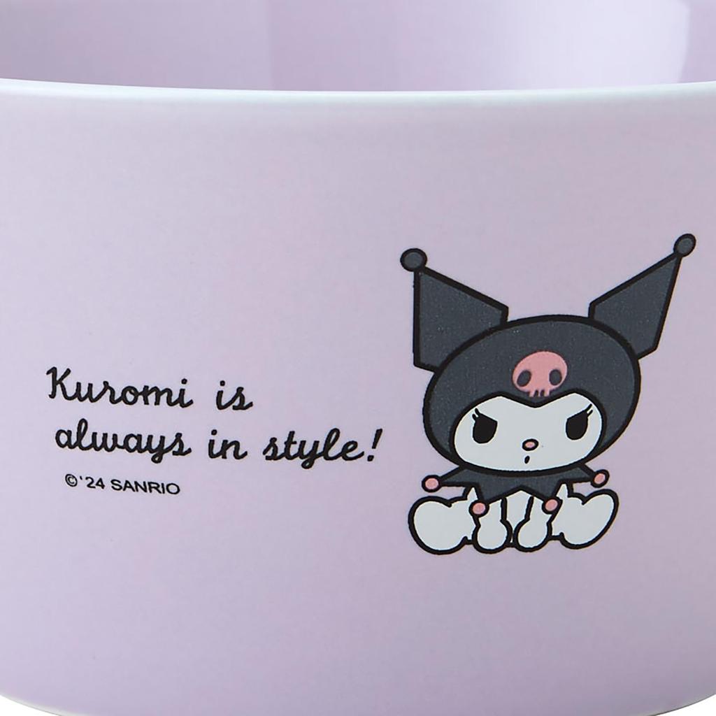 Sanrio Bowl Kuromi and Dish Dryer Safe Ceramic 190390 Microwave, Dishwasher,