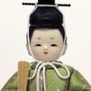 Hina Wooden Tsugumi Single Doll with Round Doll, Doll, Kotohoki, Tray, Natural, KTH-3201H2
