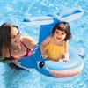 Children Inflatable Swimming Seat Ring Anti Leaning Cushion Blue Whale Floating Ring
