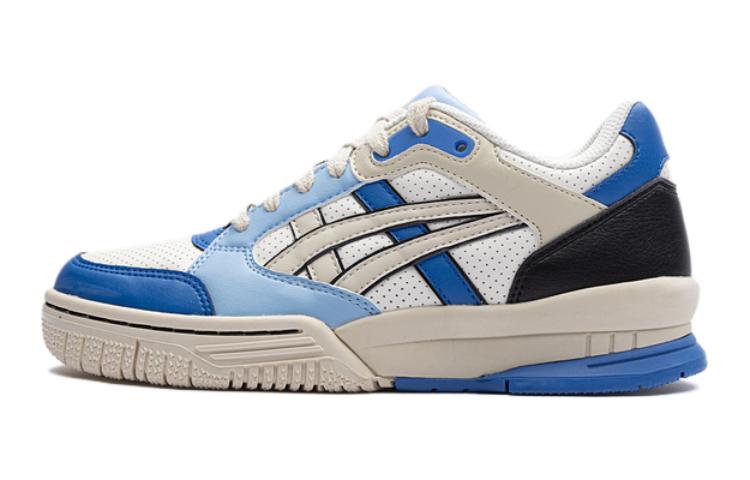 Asics Гелевые Spotlyte Искусственная кожа Низкие Детские Баскетбольные Кроссовки Сине-белые Подростковые 1204A127-103
