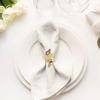 Valentine's Day Double-Layer ButterflyNapkin RingWeddingTable Decorations Decorative Butterfly Napkin Ring for Dining TableDecor