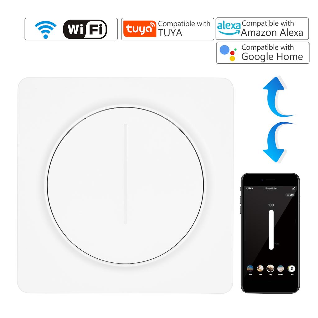 Smart Zigbee Light Switch Compatible with Alexa Google Home with Remote Control Single-Pole Neutral