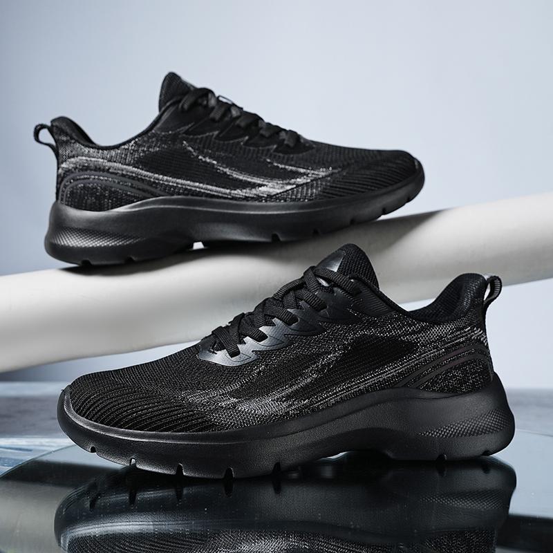 Весна 2025 Новые Ультралегкие Кроссовки для Бега Спортивная Мужская Обувь Удобная Нескользящая Дышащая Легкая Повседневная Обувь с Мягкой Подошвой
