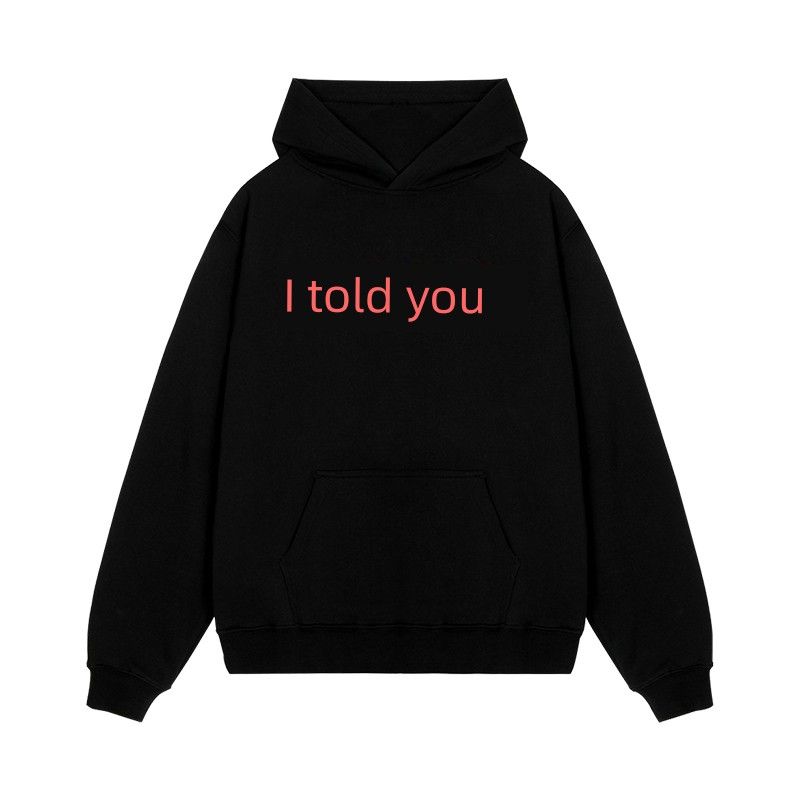 Kanye Crazy Kanye Has Told You about American Trendy Brand's Autumn and Winter Loose-Fitting Men's Couple Hooded Sweatshirt