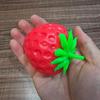Finger Relax Crunchy Squishy Building Blocks Blocks Filled Squishy Strawberry Squishy  Studen