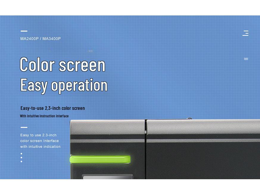 Двухрядный принтер штрих-кодов TSC с самоклеящейся бумагой