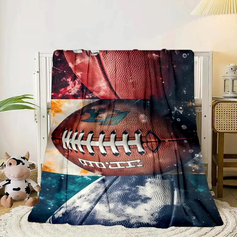 Sports Equipment Collection Blanket Flannel Blanket for bed, sofa, Camping, Hiking, Picnic Essentials, gift for family Fan gifts