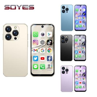 Soyes XS19 Pro Mini 4G смартфон 3,88 дюйма TFT четырехъядерный процессор две SIM-карты 5 МП задняя камера Bluetooth WIFI Type-C сканер отпечатков пальцев сенсорный экран Android мобильный телефон