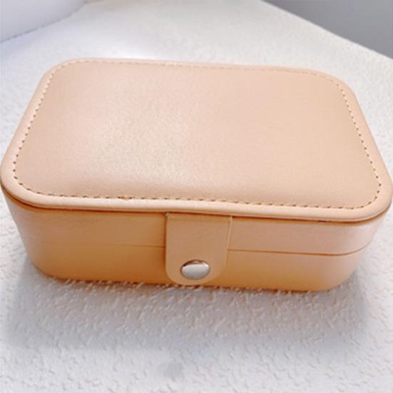 Коробка для хранения ювелирных изделий, держатель для сережек, ожерелий, большая вместимость, несколько отделений, легкий портативный органайзер для ювелирных изделий