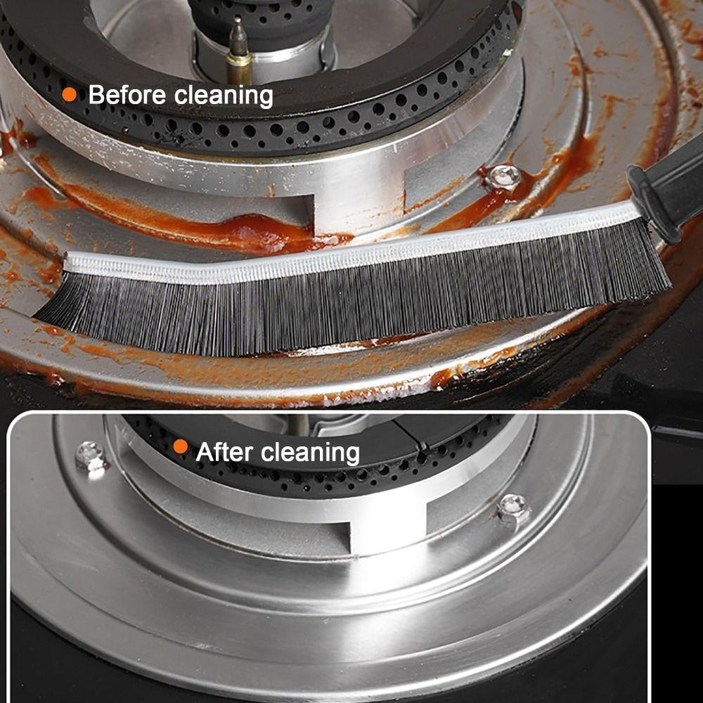 Щетка для чистки щелей с жесткой щетиной Инструмент для глубокой очистки зазоров Очиститель пазов направляющих Дом