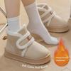 Women's Winter Snow Boots with Thickened Velvet Lining for Non-Slip Warmth and Comfort