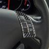 Carbon Fiber Interior Steering Wheel Button Cover Trim For Acura TSX 2004-2008