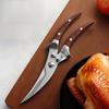 Multi-functional Household Powerful Kitchen Scissors Sharp and Durable Stainless Steel Cooking and Frying Chicken Bone Scissors5