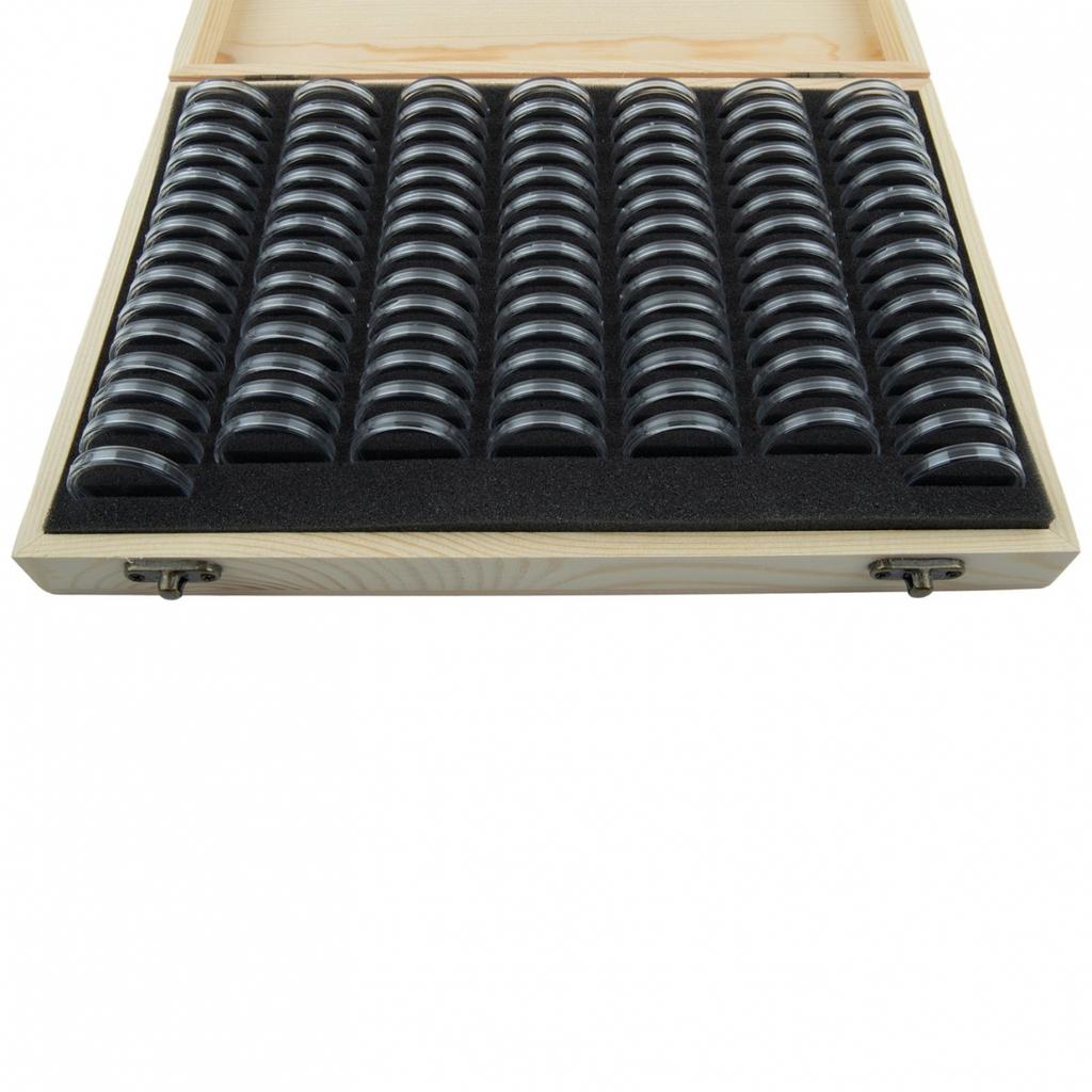 30/50/100pcs Coin Storage Box Antioxidative Collection Case Commemorative Coin