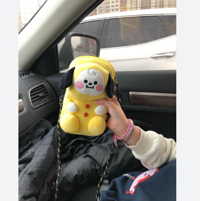 Официальная сумка через плечо BTS BT21 для куклы Baby Doll, подлинная сумка через плечо