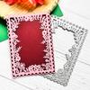 Металлические высечки Цветочная рамка Трафарет для тиснения Вырубные штампы для изготовления открыток Скрапбукинга Бумажного творчества Шаблон DIY Форма