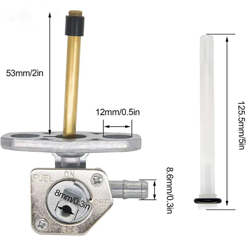 Переключатель топливного клапана Petcock и винт рычага для Honda Foreman 450 TRX450 1998-2004 гг.