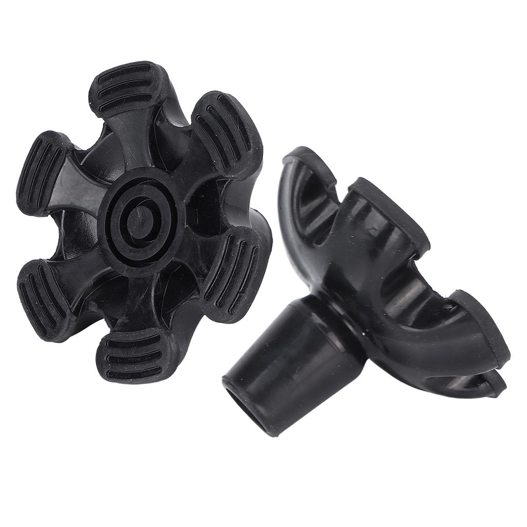 Наконечник для трости силиконовый 6-столбчатый дизайн высокая устойчивость предотвращает скольжение 22 мм ножка для трости